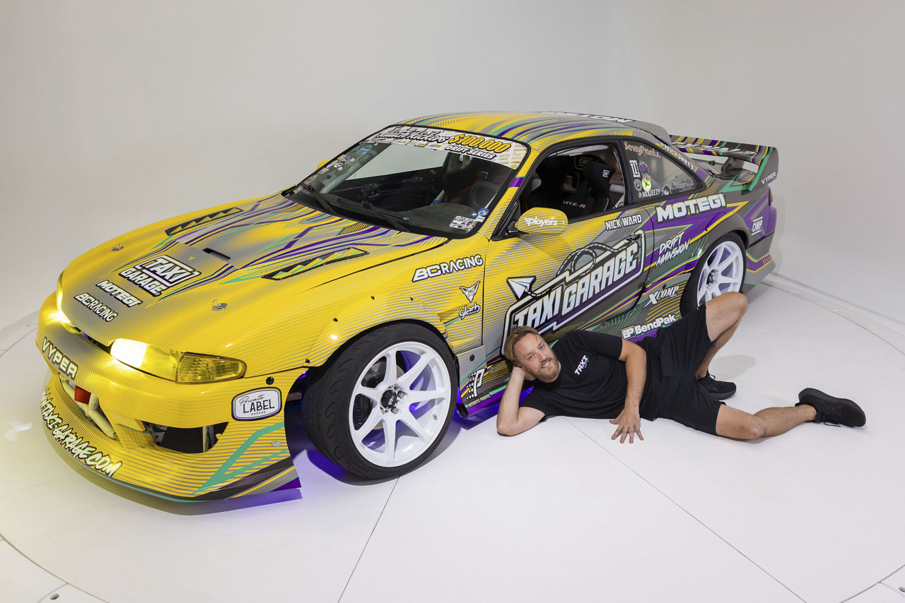 1999 Nissan 240SX - Motegi BATTLE - White | Motegi Wheels